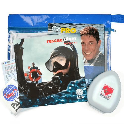 Комплект к курсу Rescue Diver с карманной маской,  PADI