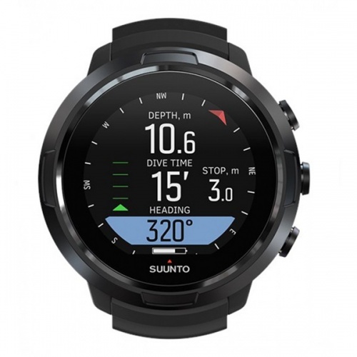 D5, черн./черн., наручный, с интерфейсом USB Suunto, компьютер для дайвинга