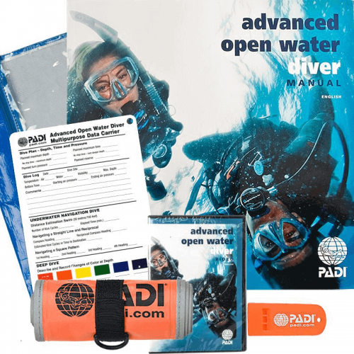 Комплект к программе Adventures in Diving (AOWD) с буем и свистком, Padi