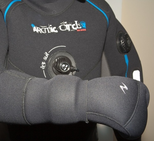 Artic Circle Aqua Lung, перчатки трехпалые 8 мм.