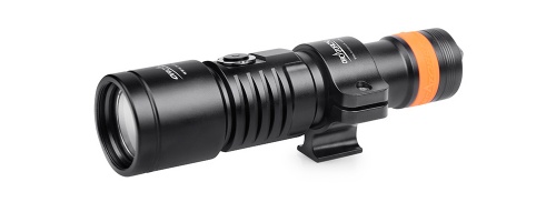 Держатель фонаря на болтах для надежного крепления большинства подводных фонарей OrcaTorch. ORCATORCH HM01 Helmet Mount 