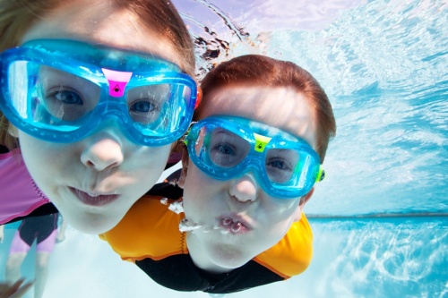 SEAL KID 2 Aqua Sphere очки детские с голубыми линзами, 2-5 лет
